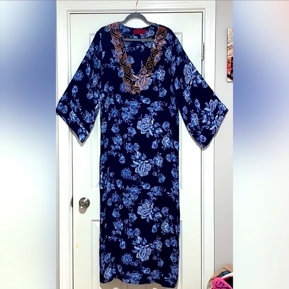 Tigerlily Mumu Kimono Maxi Floral‎ Dress - Picture 1 of 10